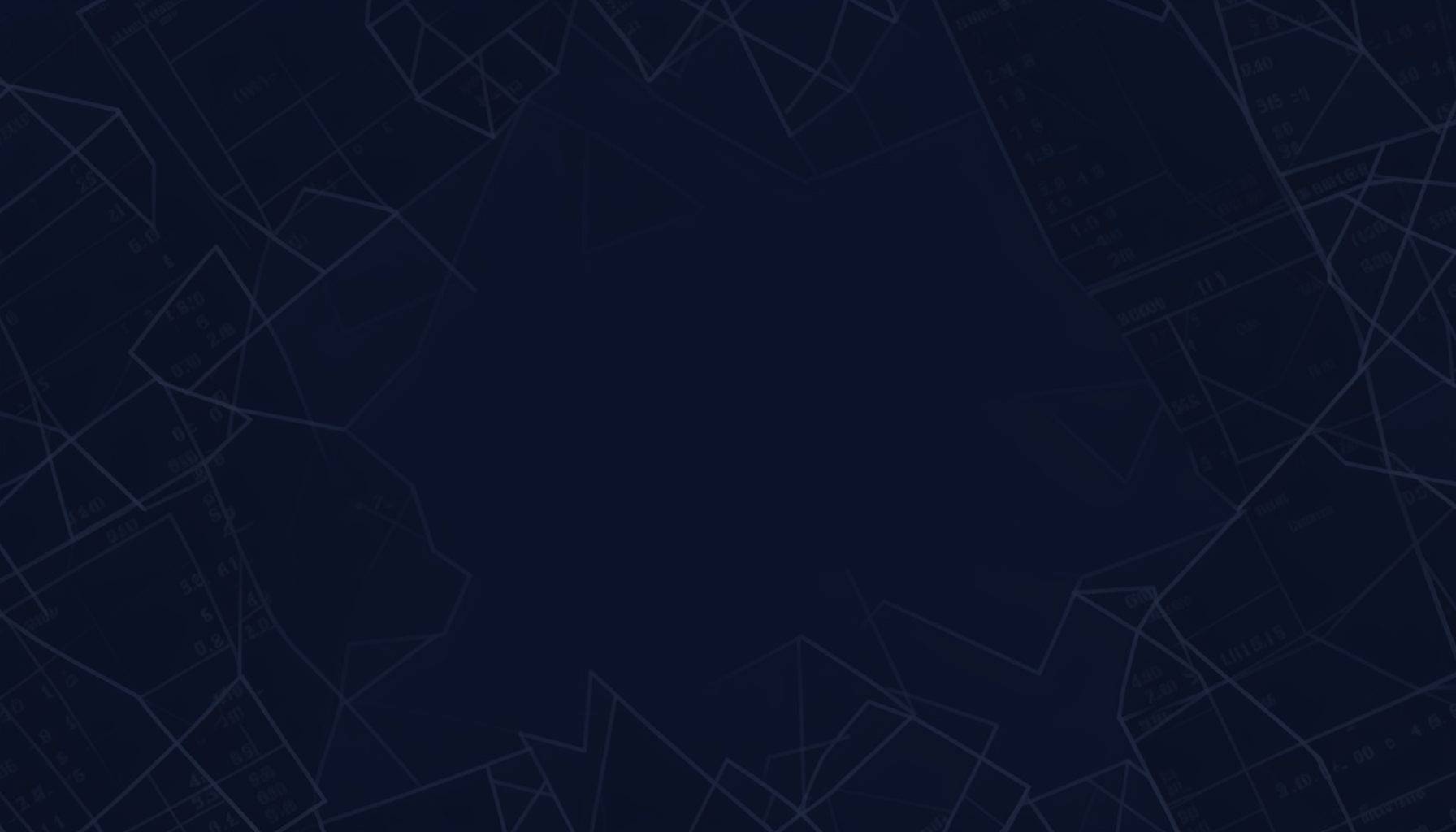 Abstract dark navy background with subtle geometric patterns suggesting financial ledgers and balance sheets