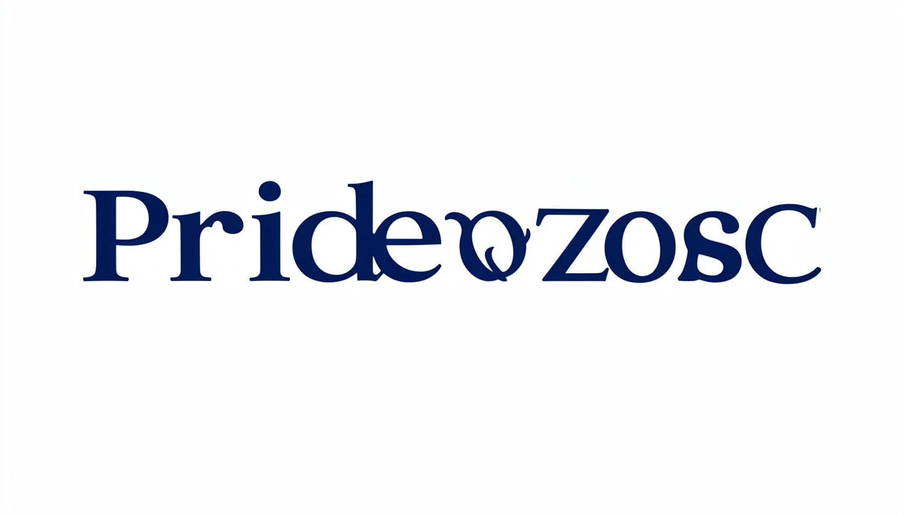 Pridgeon & Zoss, PLLC wordmark in deep navy serif lettering